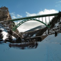 Green Bridge over the railroad