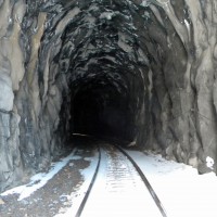 Inside old tunnel