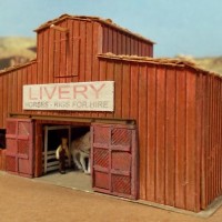 Livery Stable film set