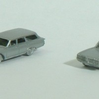 N Scale Ford and Olds Station Wagons