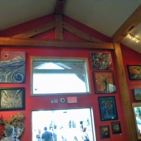 The salvaged timbers