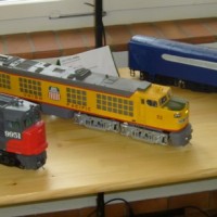 SP U50, UP GTEL 4500hp & BLW 'Blue Goose'