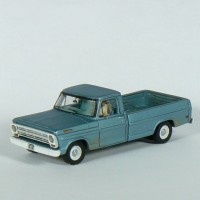 HO Scale weathered 68 Ford pickup