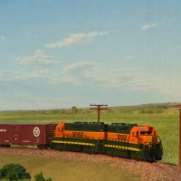 BNSF GP-35s