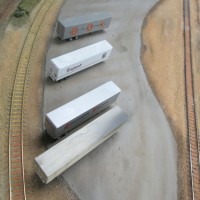 Weathered Pavement in TOFC Yard