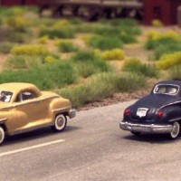 N Scale 1946-48 Chrysler Business Coupe