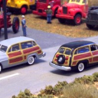 N Scale 1949 Mercury Station Wagon