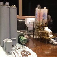 N scale Cement factory process