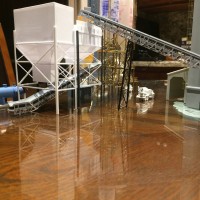 N scale Cement factory process