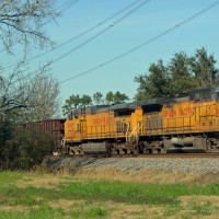 Parked Ballast Train