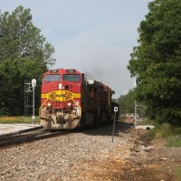 BNSF 726 eastbound along Frisco in SW MO 6-14-15