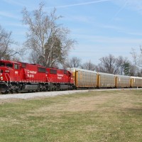 CSXT Q241 with CP 6262 in La Grange, KY