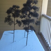 Florist wire pine trees update 03