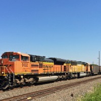 Empty coal train