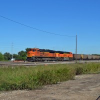 Empty coal train