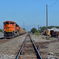 Empty coal train