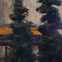 Rock walls and wooden timbers