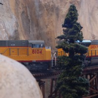 Rock walls and wooden timbers