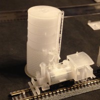 Z scale Saddle Tank engine Shell Walter tower