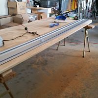 Ripping a sheet of Plywood