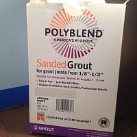 Grout used for Gravel
