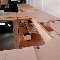 Staging yard framing box, test fit #3