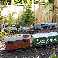 A scene on the Winchester line during a French running day in 2015
