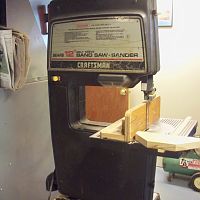 12 inch band saw.  Very useful poswer tool