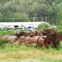 Rusting Steam Locomotive