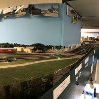 Hiding Track with a high fascia board--Left view