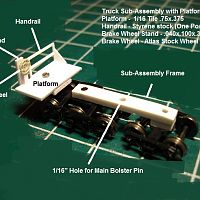 Truck Sub-Assembly With Platform