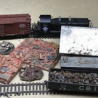 Small/Basic Scrap Yard on HO Switching Layout Photo Mar 13, 12 49 15 AM