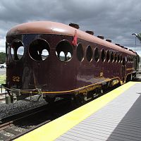 Virginia and Truckee restored McKeen Motor Car.