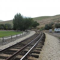 Nevada State Railroad Museum Loop with 3rd rail.