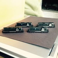 Z scale Zebra Stripes