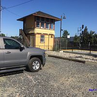 Tower near the shed