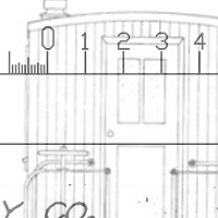 Measuring the width of wall planks by adding a 50 transparency on an other drawing