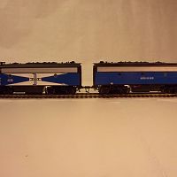 McGinnis AB F3 units Blue Box Athearn