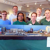 AsiaNrail layout operators at 2016 Los Altos Train Days