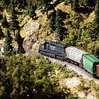 SP SD45 Working Hard Up The Hill