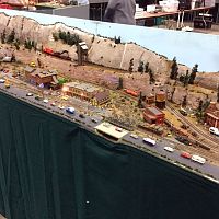 8ft mountain scene by Joe Giacomini