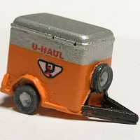 Older 5 x 8 ft U-Haul trailer