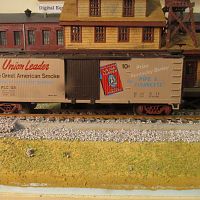 TM Union Leader reefer assembled and on the track.