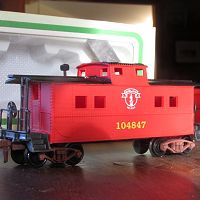 Bevbel caboose at start of kitbash