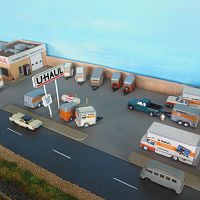 U-Haul Dealer - scratch built