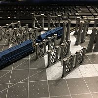 railroad bridge supports