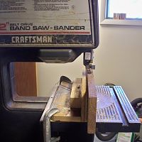 Bandsaw setup to resaw