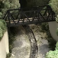 Ballast added to track.