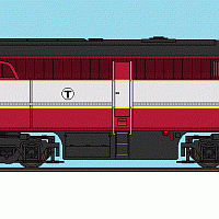 MBTA Alco PA4u What-If? Livery #2