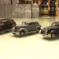 1937 Hudson, 1937 Chevrolet, 1938 Plymouth